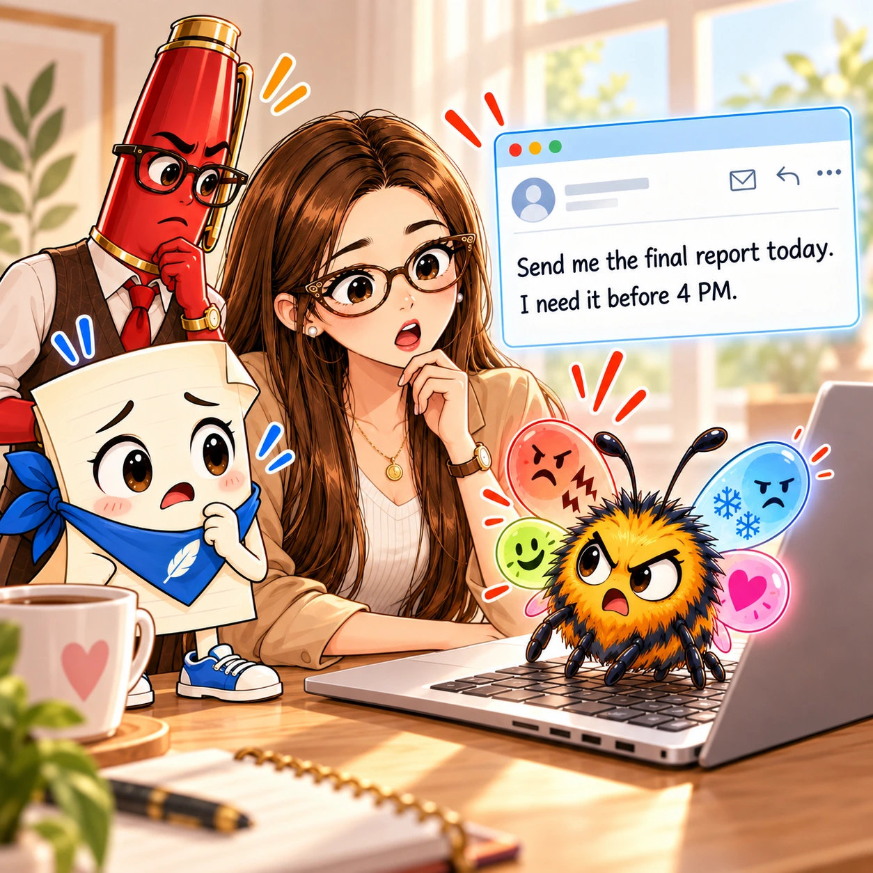 Tonebug appears beside Patricia’s email