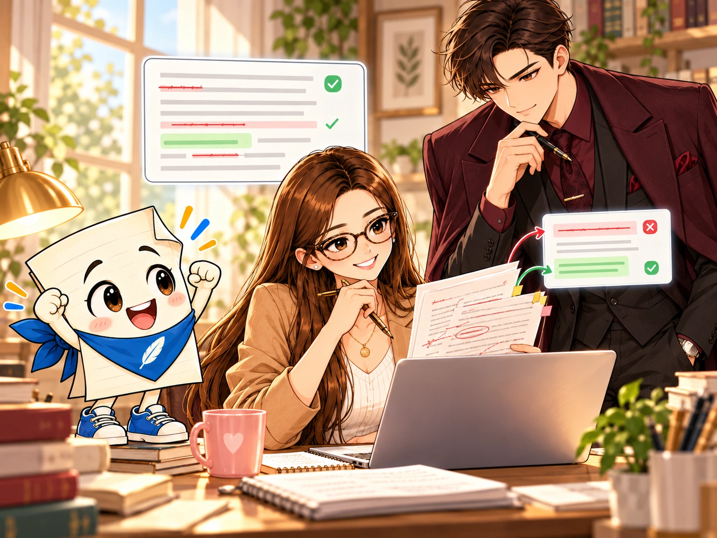 Patricia chooses useful edits while keeping the writer’s voice